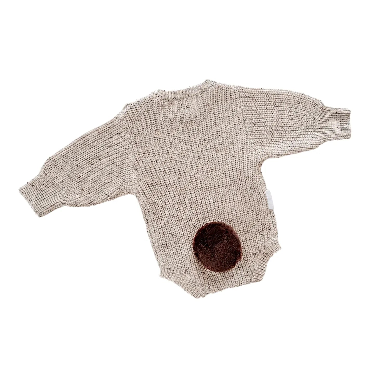 Bubble Romper - Easter Cocoa Fleck