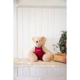Honey Bear Overalls - Red