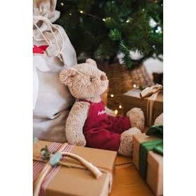 Honey Bear Overalls - Red
