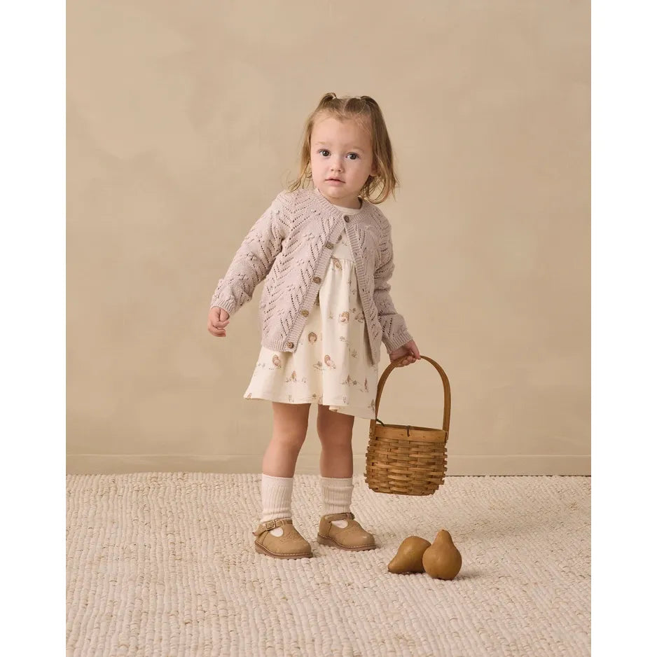 Knit Cardigan Lilac Mist