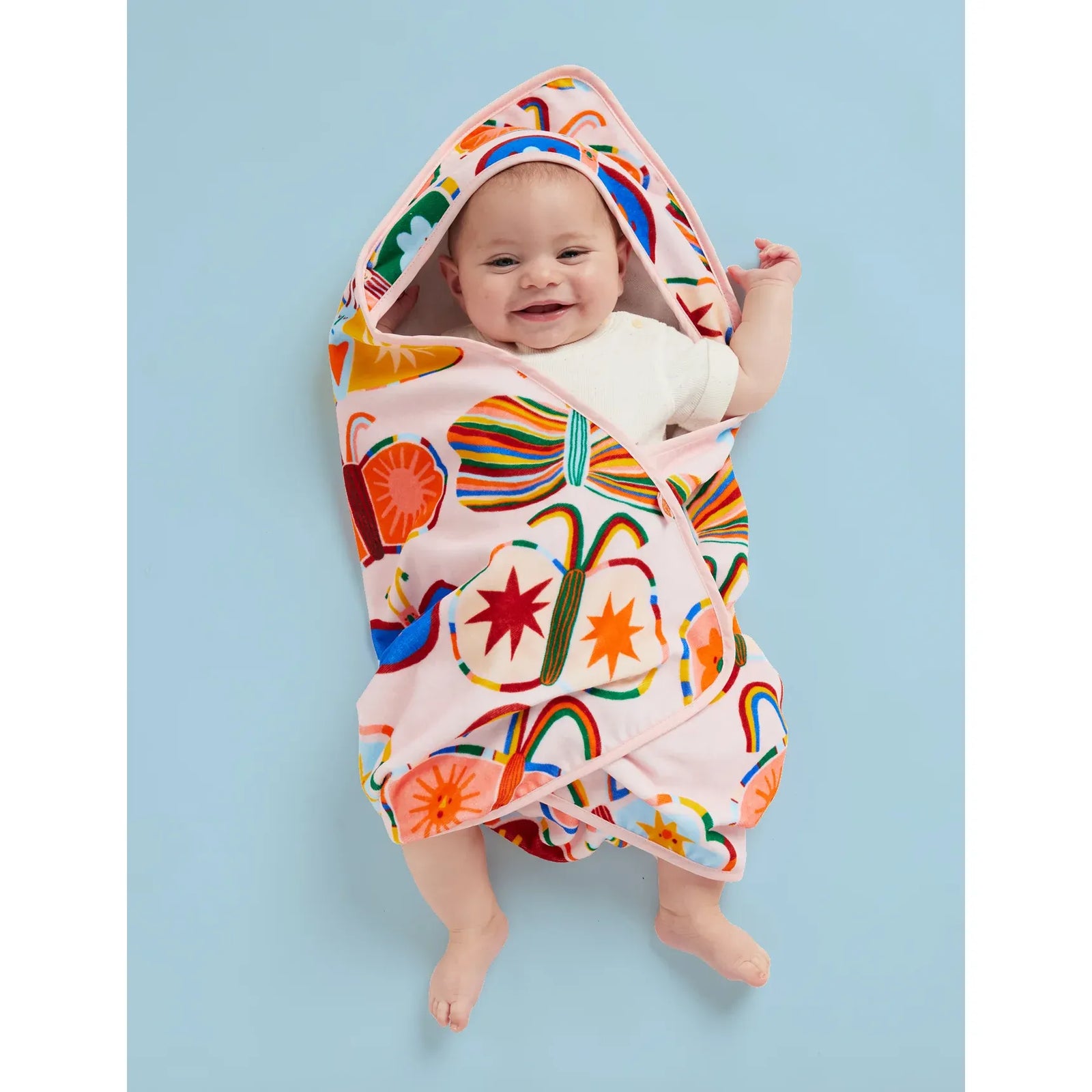 Baby Hooded Towel - Flutterby