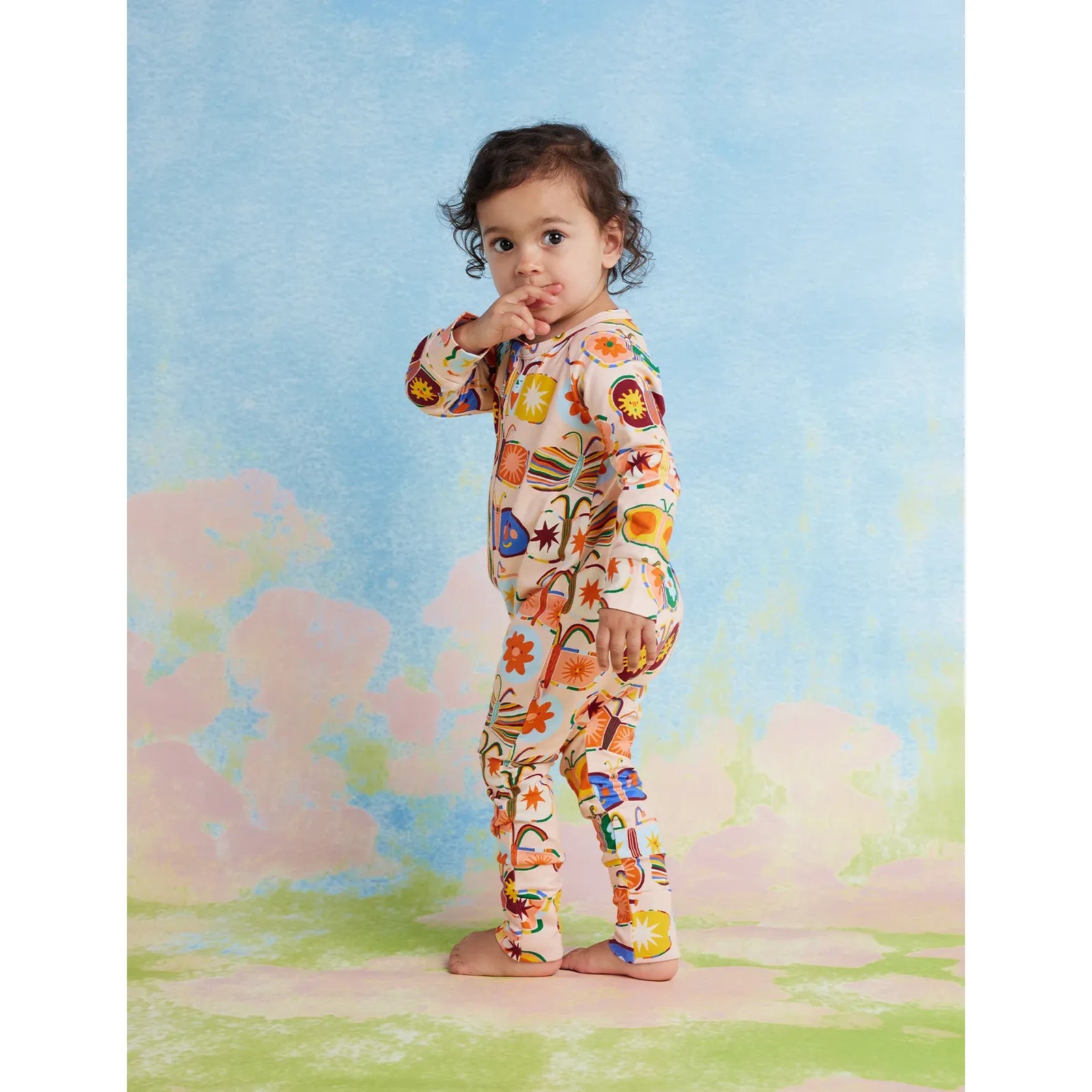 Long Sleeve Romper - Flutterby