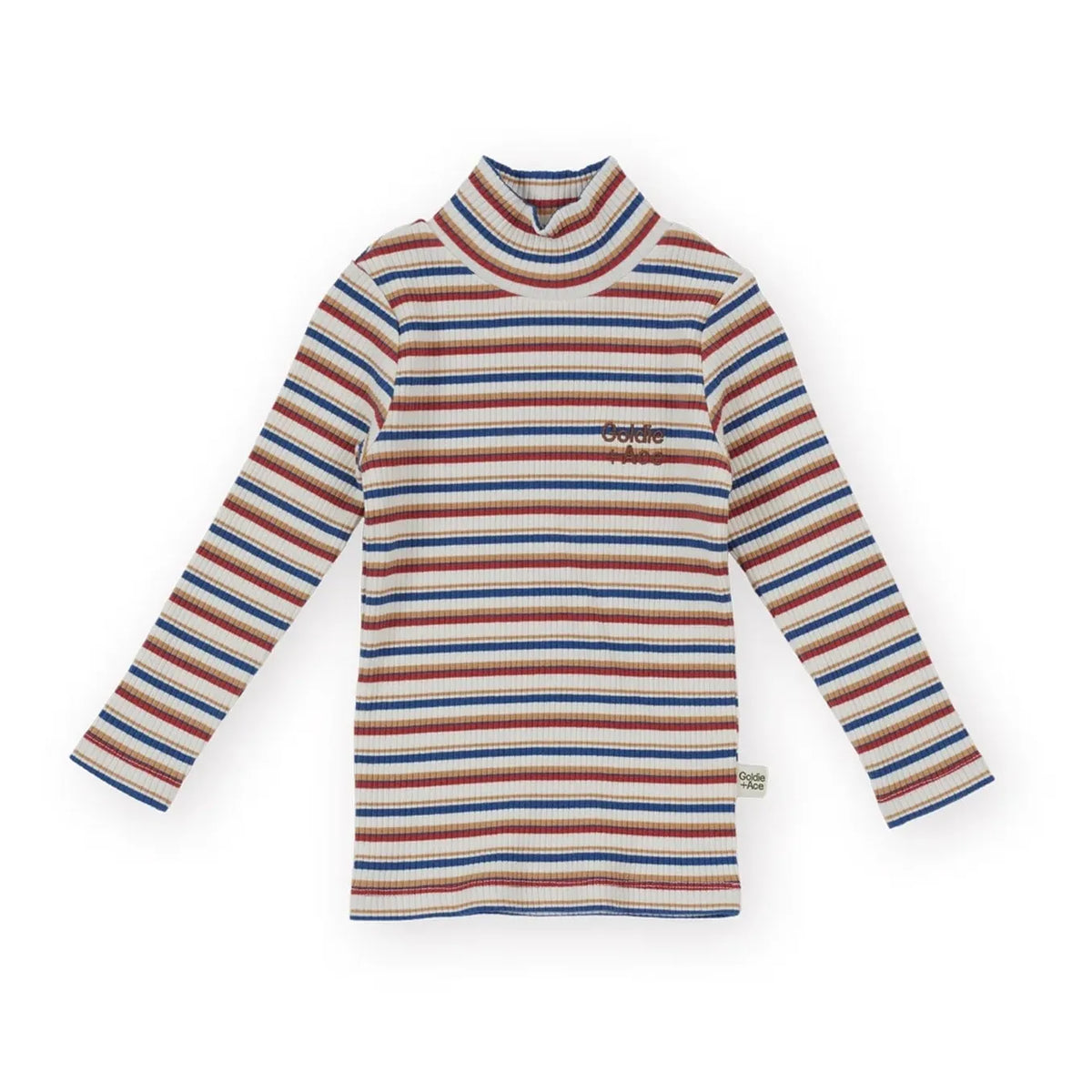 Goldie &amp; Ace Embroidered Rib Skivvy Stripe, product flat lay