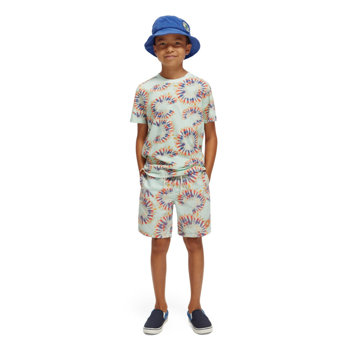 Relaxed-Fit Tee - Tie Dye Print