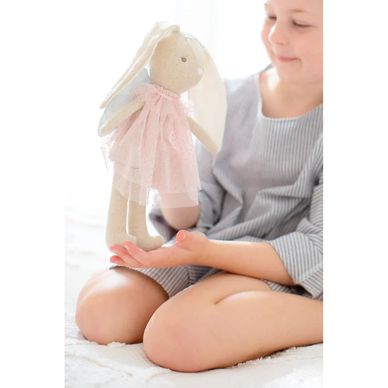 Mini Angel Bunny Pink