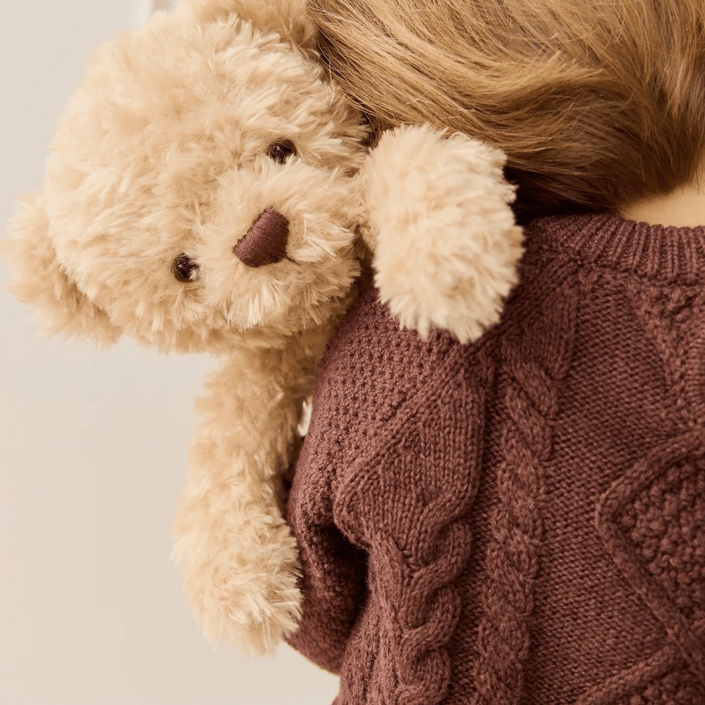 Snuggle Bunnies - Arthur the Bear - Arthur with Red Stripe Bow