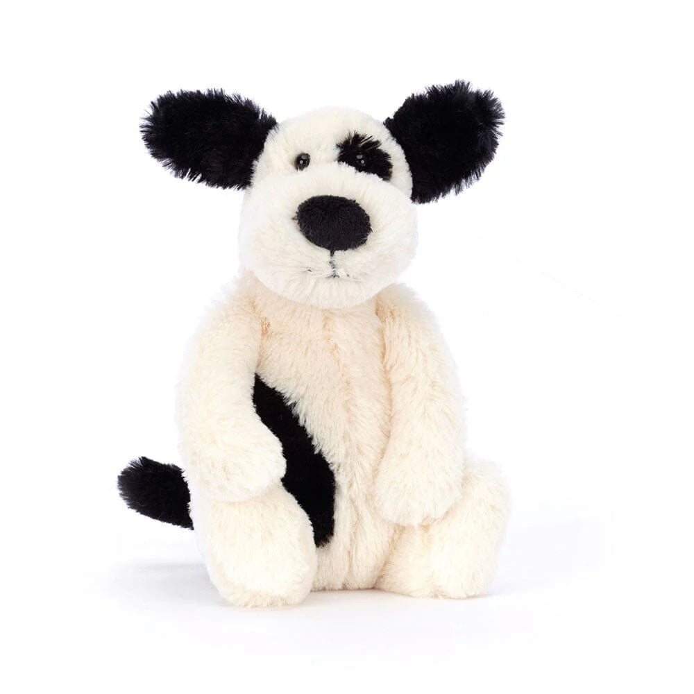 Bashful Black &amp; Cream Puppy Little