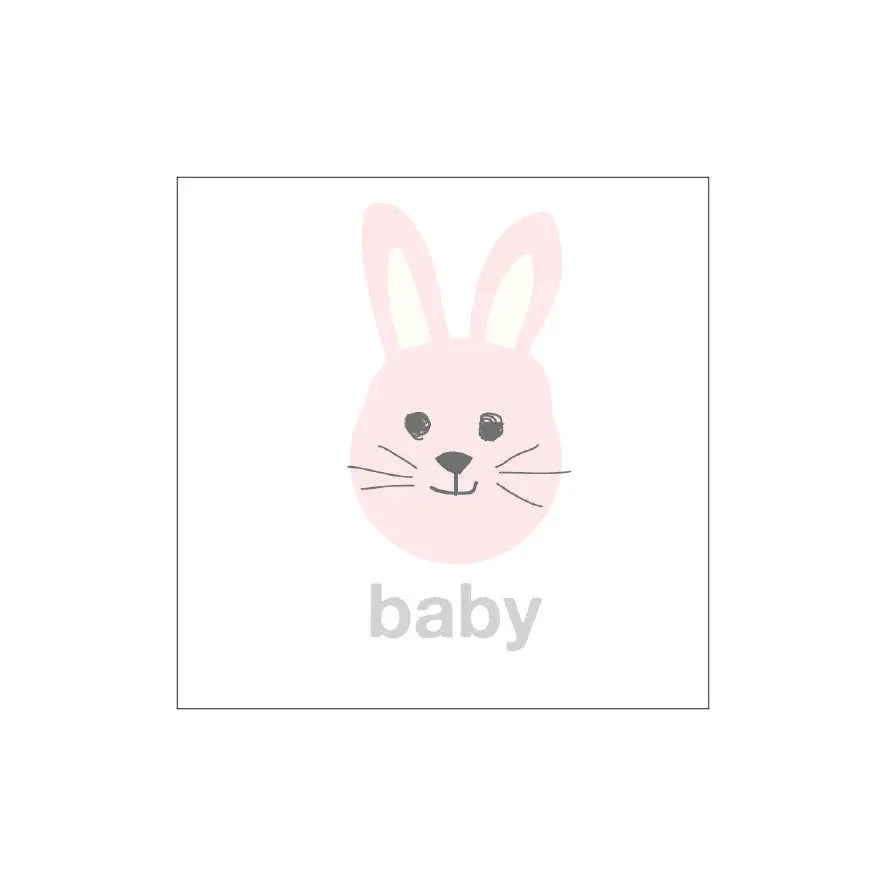 Pink Bunny Card