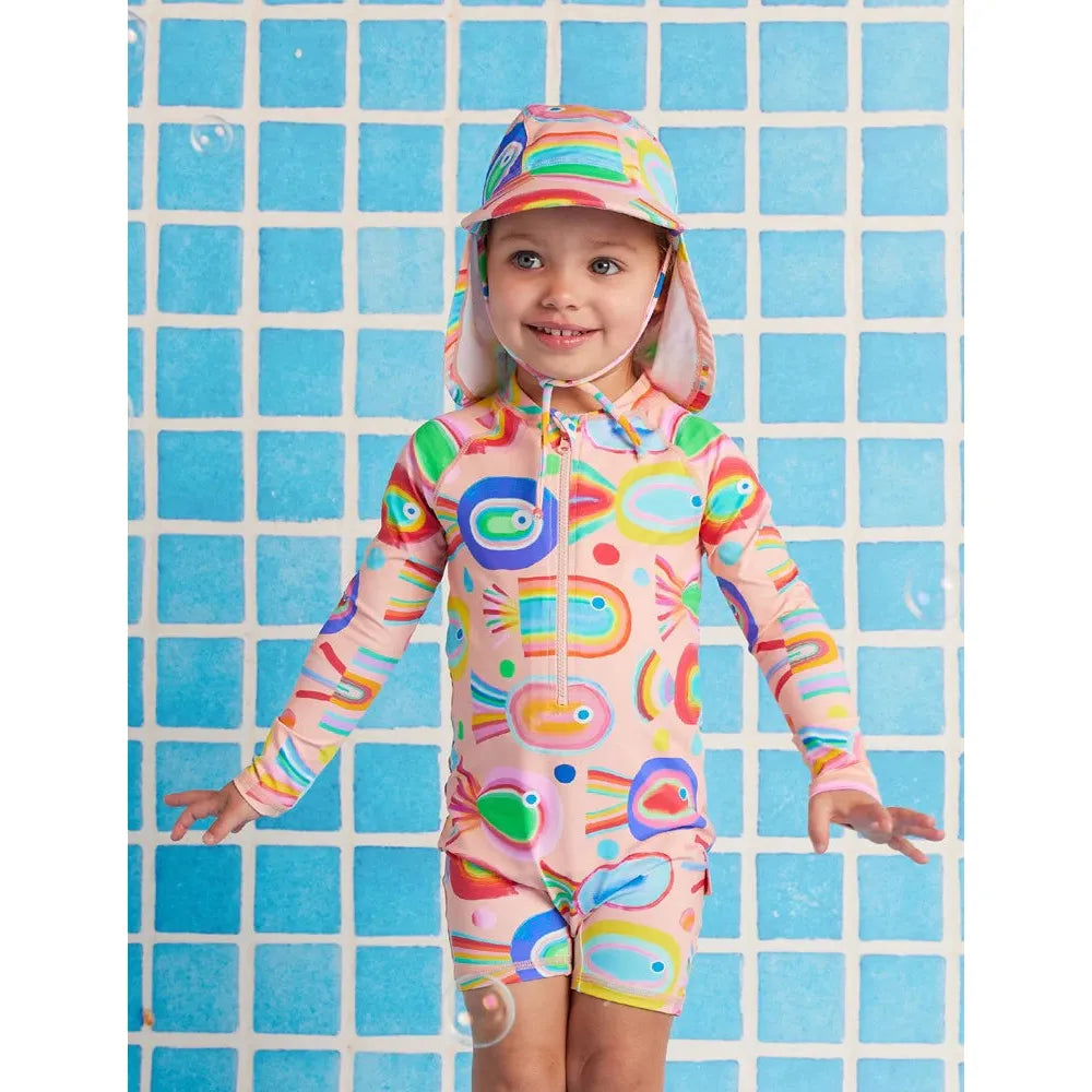 Long Sleeve Rash Suit Fancy Fins