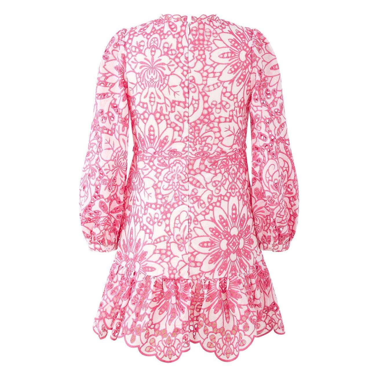 Makayla Embroidered Mini Dress