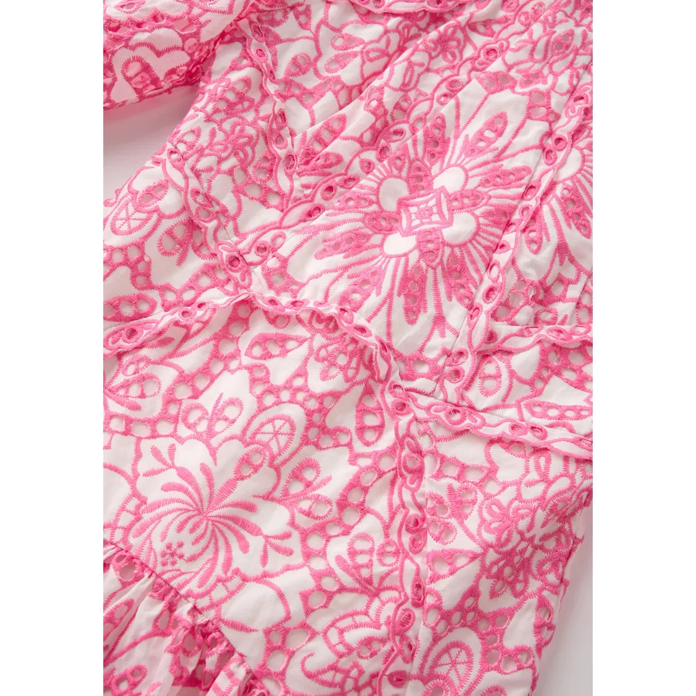 Makayla Embroidered Mini Dress