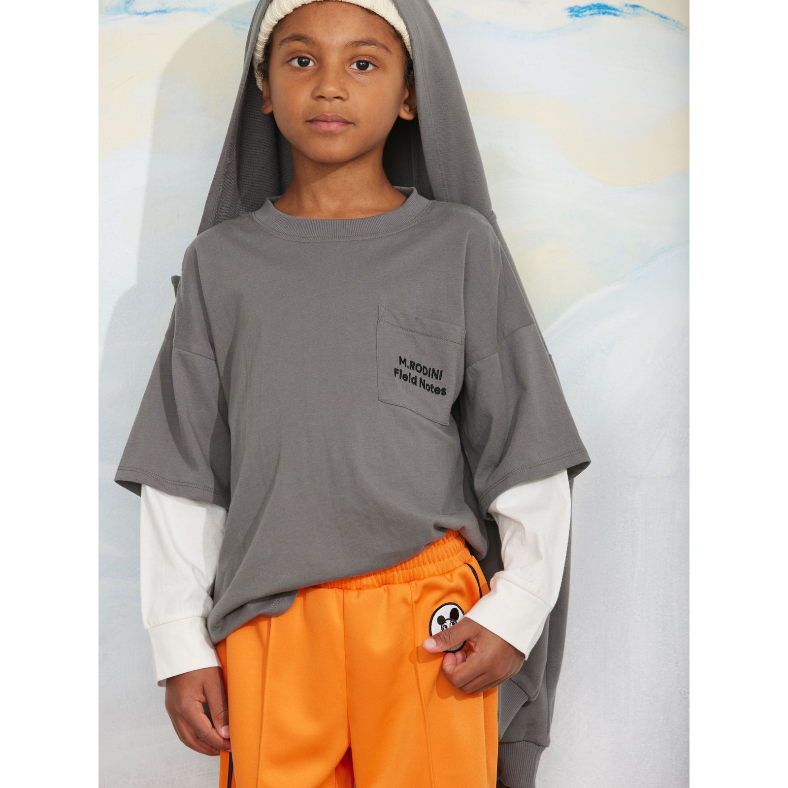 Field Notes Embroidered Long Sleeve Top