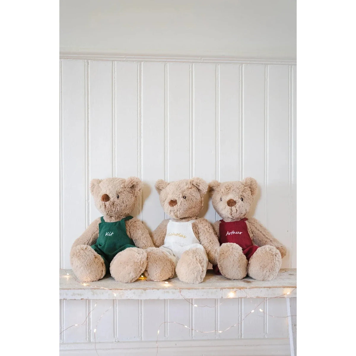 Honey Bear Overalls - Red