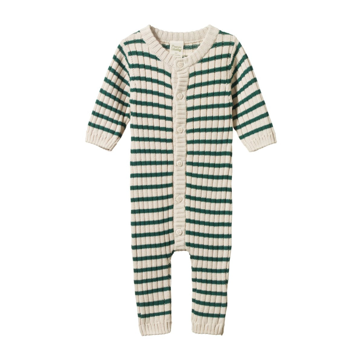 Lou Suit Cotton Knit - Pine Sailor Stripe