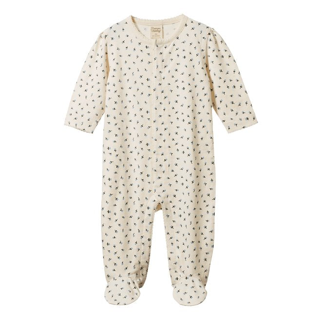 Lucy Suit - Blue Tulip Print