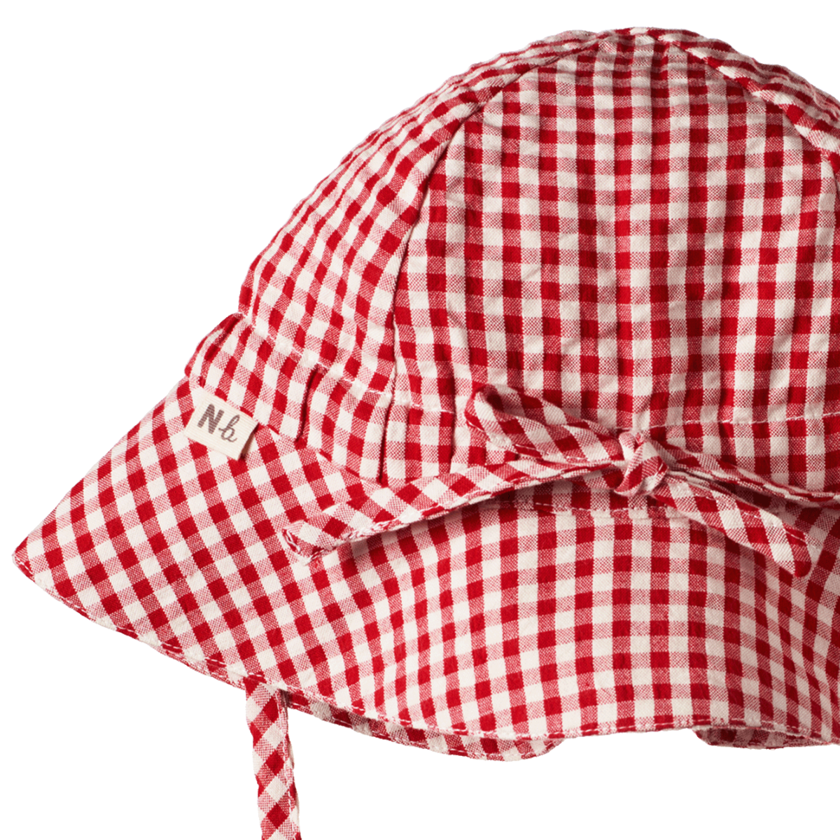 Gingham Sunhat - Red Check