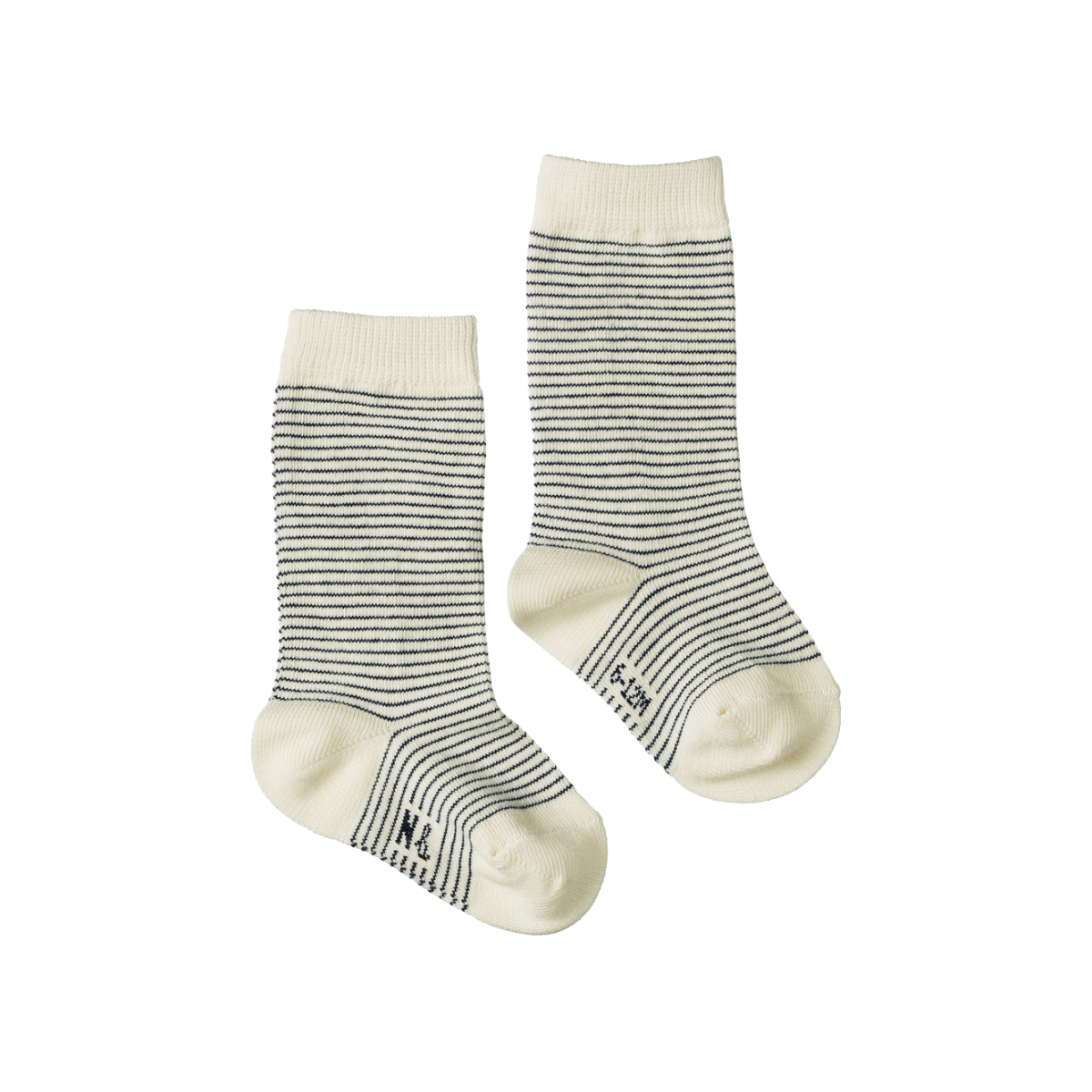 Organic Cotton Socks - Navy Stripe