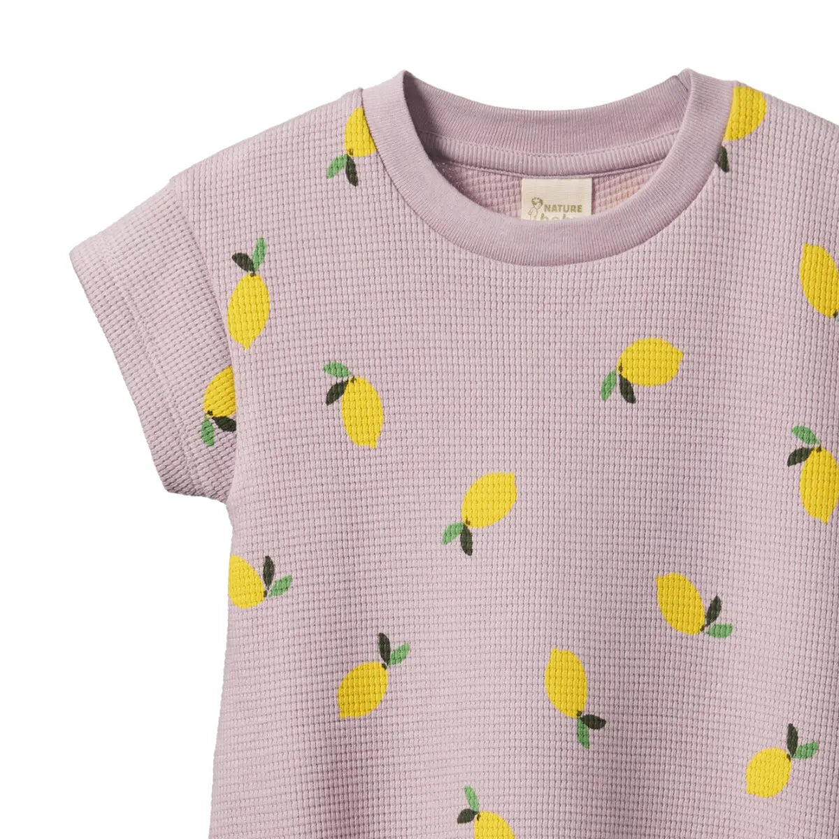 Juno Romper Waffle - Lilac Lemon