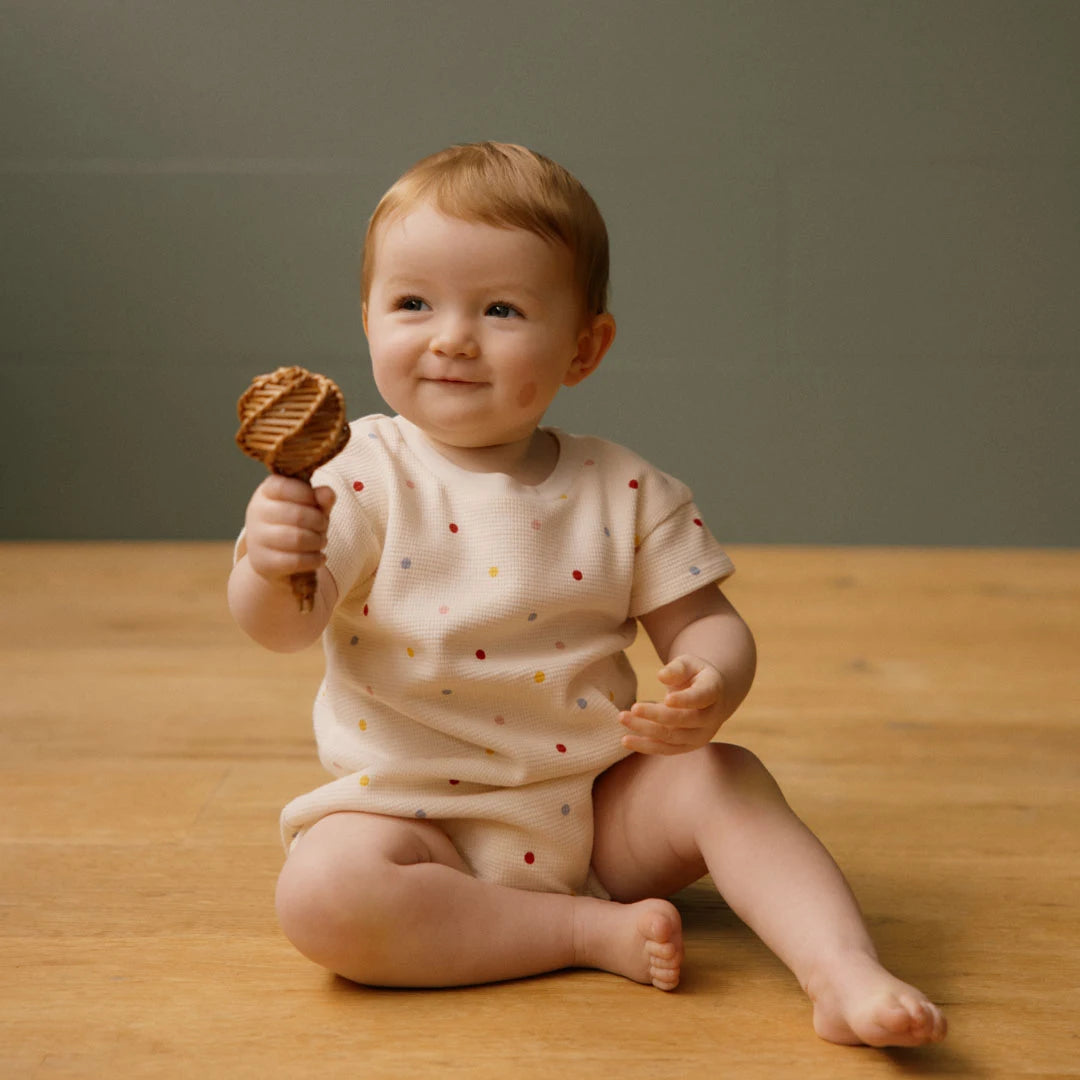 Juno Waffle Romper