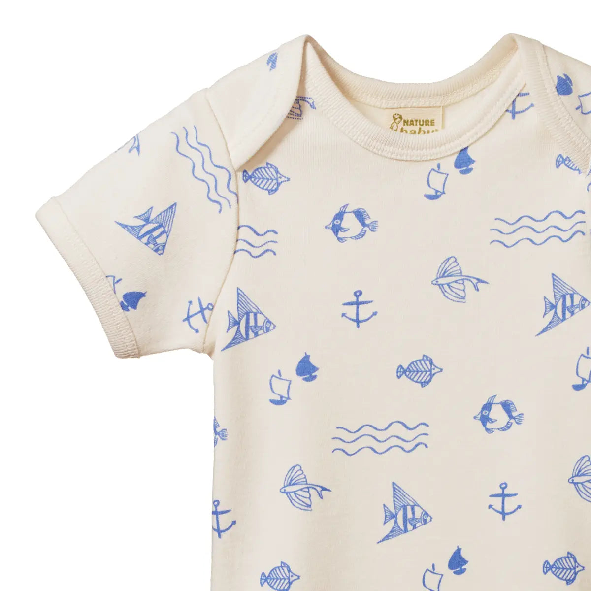 Short Sleeve Bodysuit - Atlantic