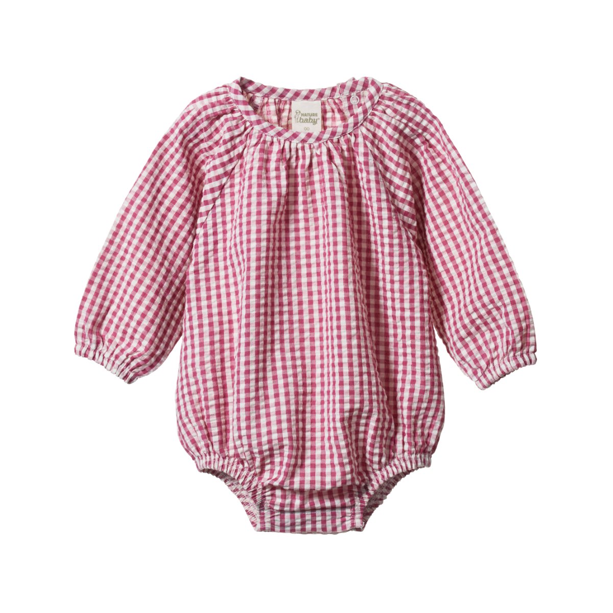 Meadow Bodsuit Gingham - Jam Check