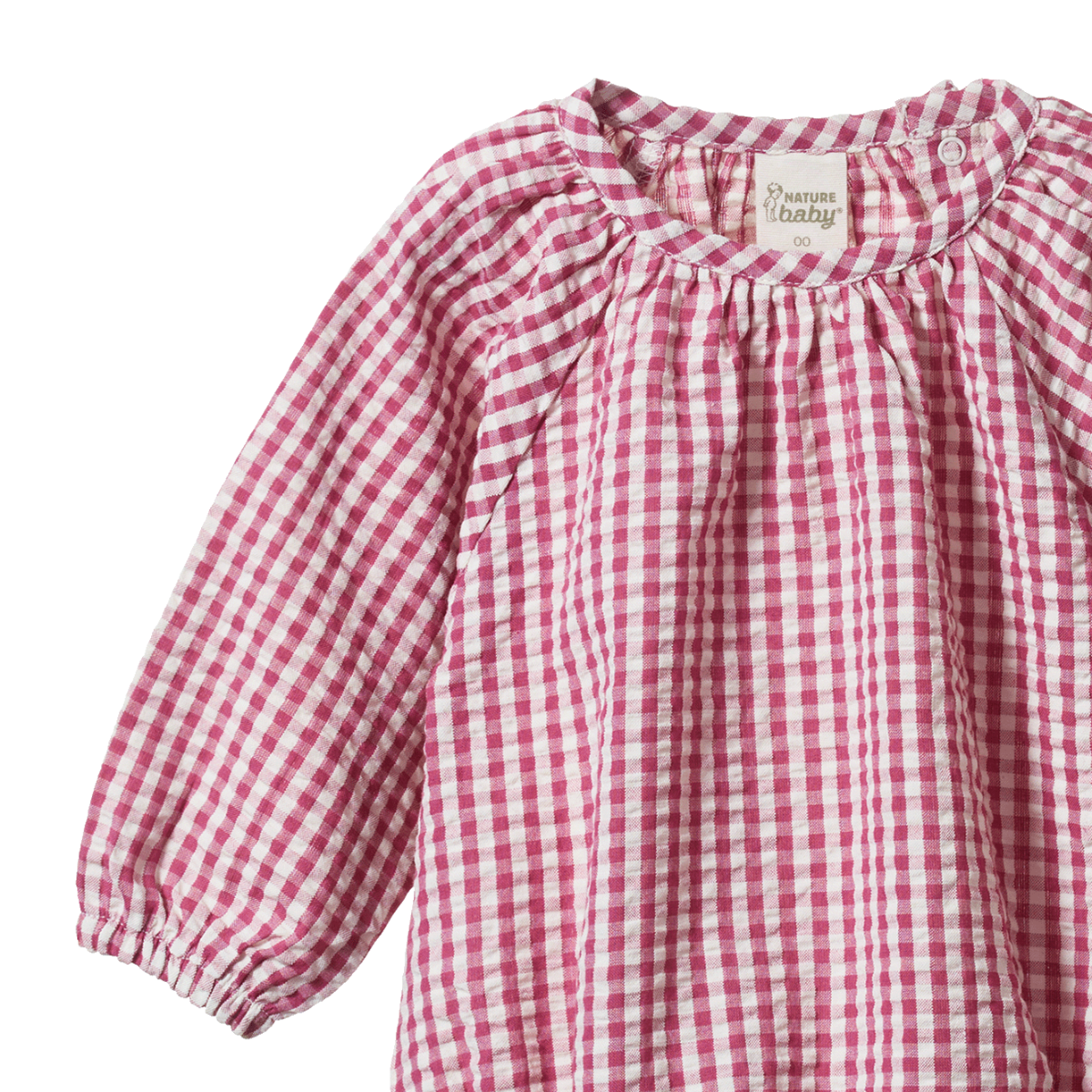Meadow Bodsuit Gingham - Jam Check