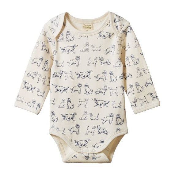 Long Sleeve Bodsuit - Dog Das