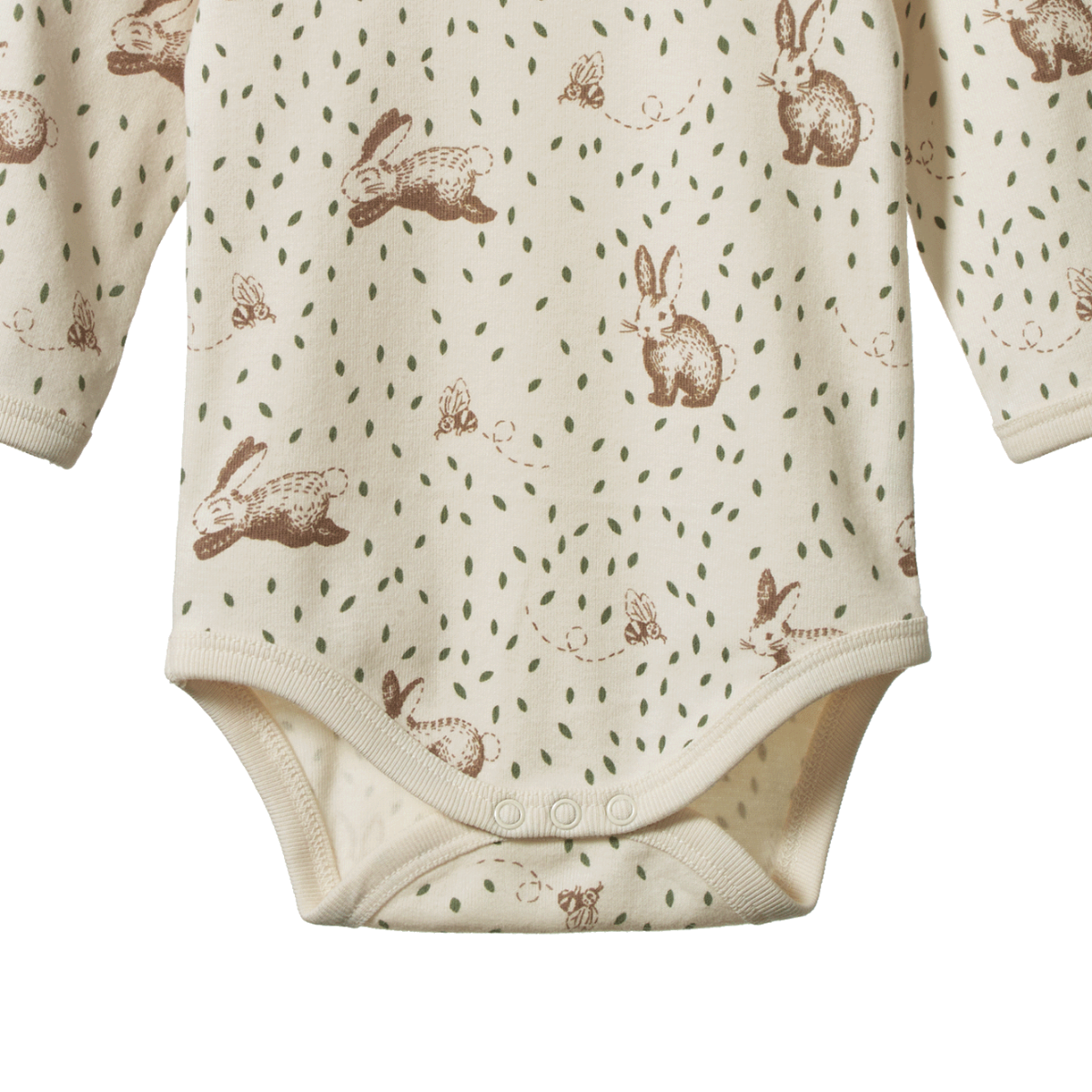 Long Sleeve Bodsuit - Rabbitt Print