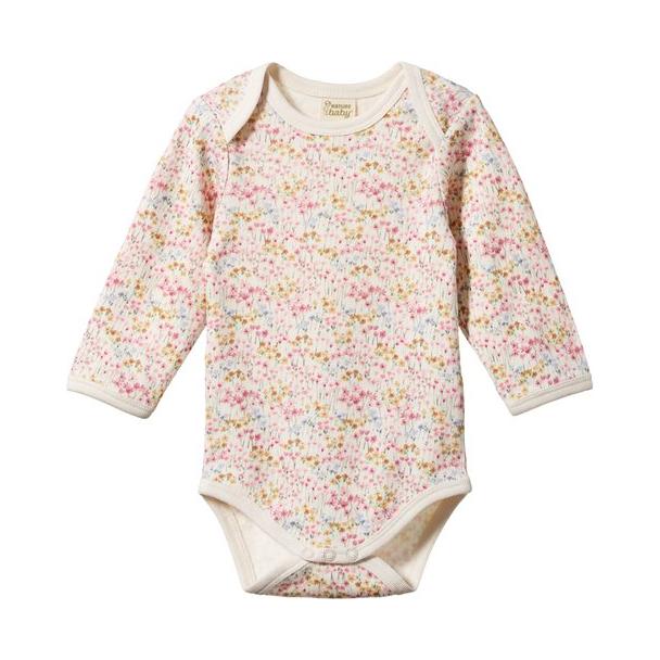 Long Sleeve Bodsuit - Wildflower