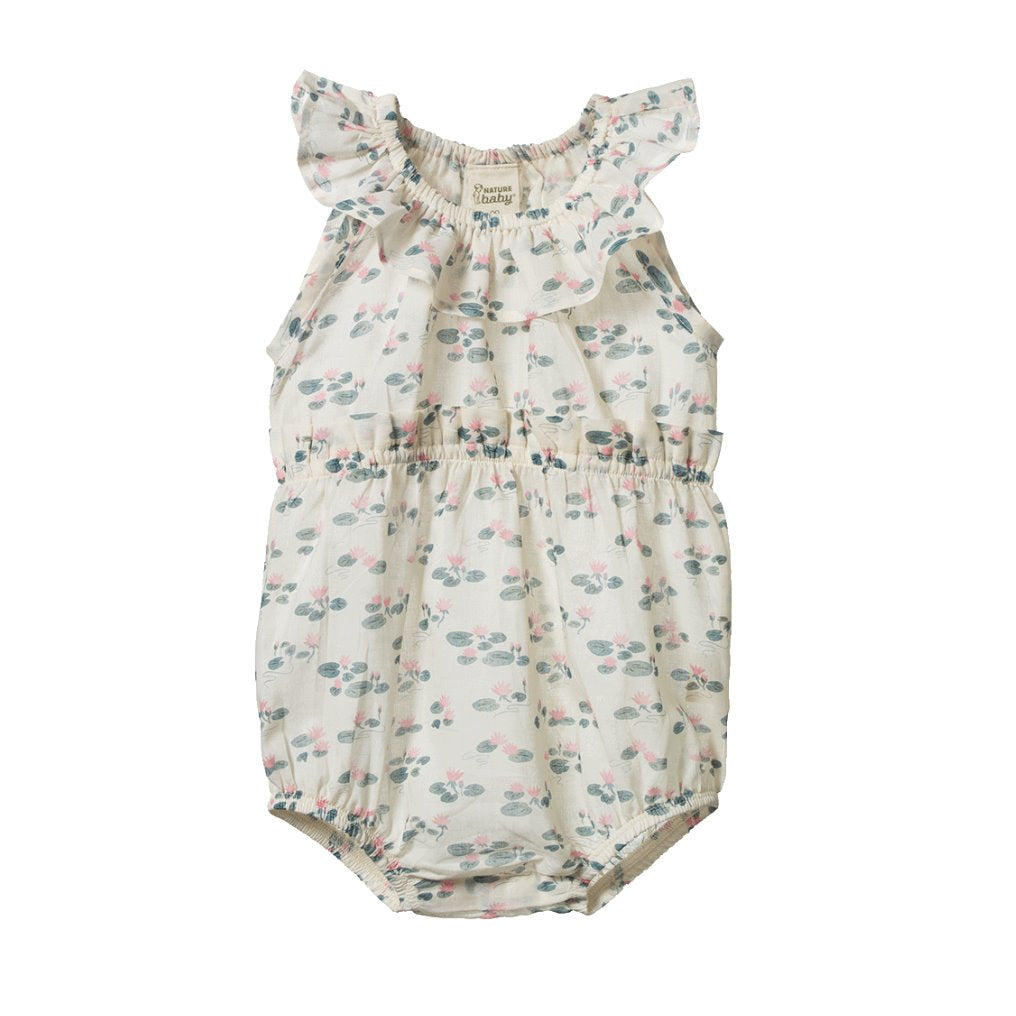 Plum Suit - Waterlilies Print