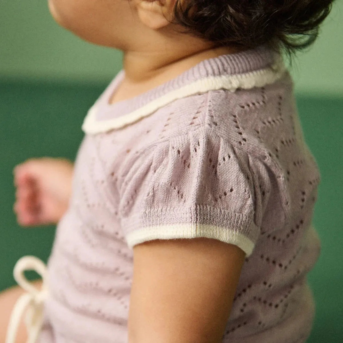 Lottie Suit - Lilac Pointelle