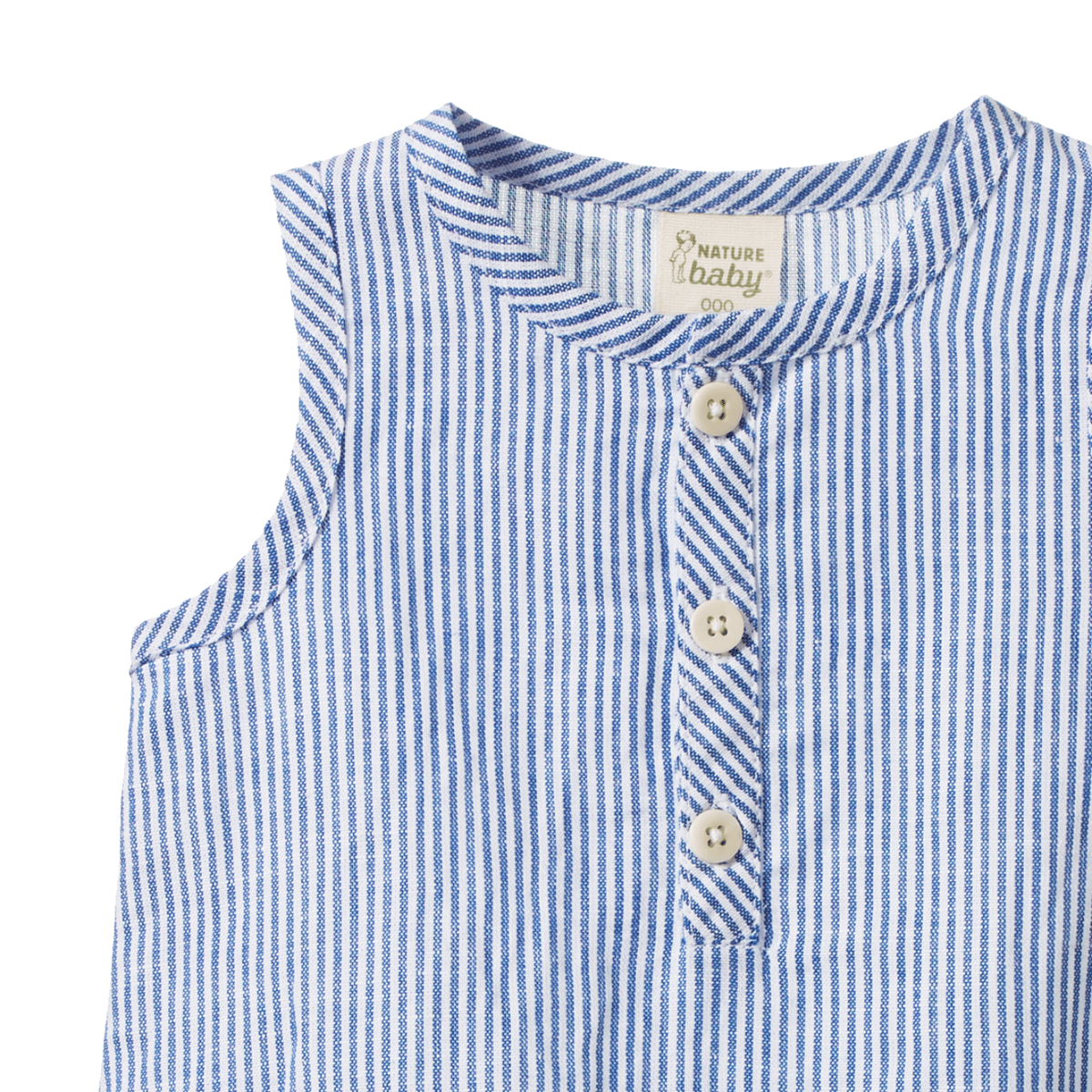 Cedar Suit Linen - Blue Stripe
