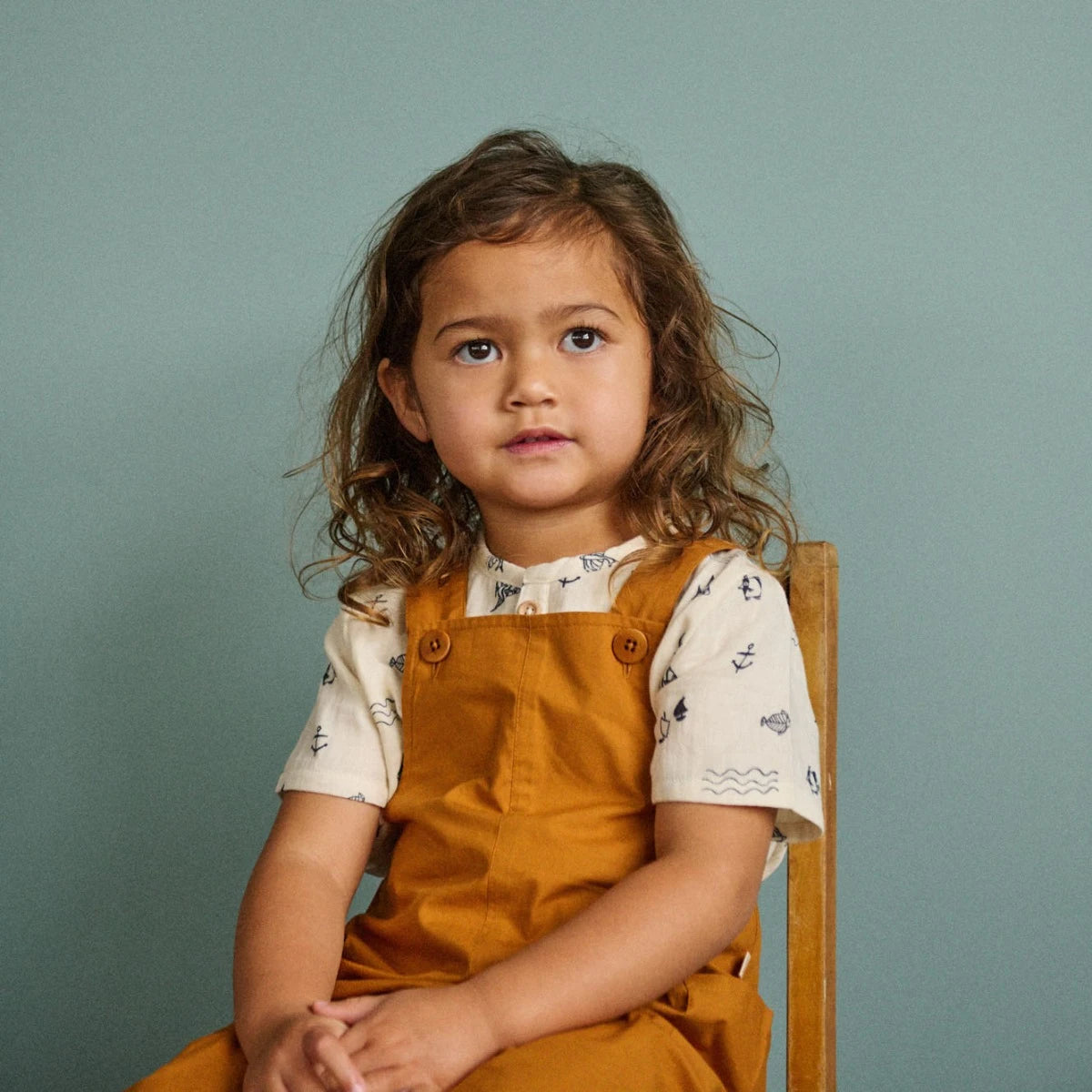 Tucker Shortie Overalls - Dijon