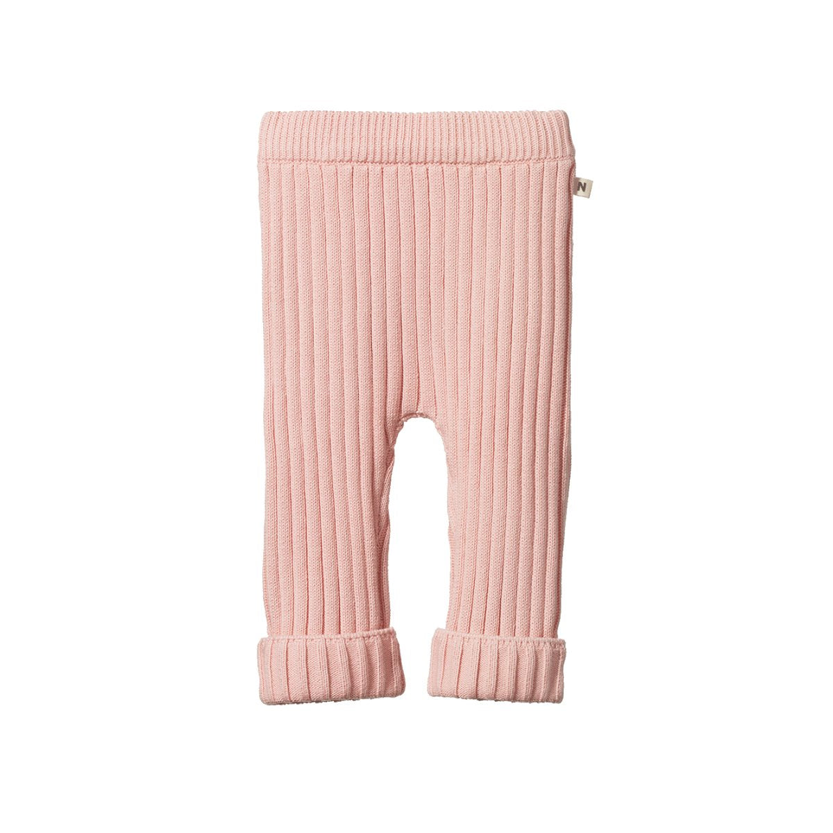 Lou Pants Cotton Knit - Rose Bud