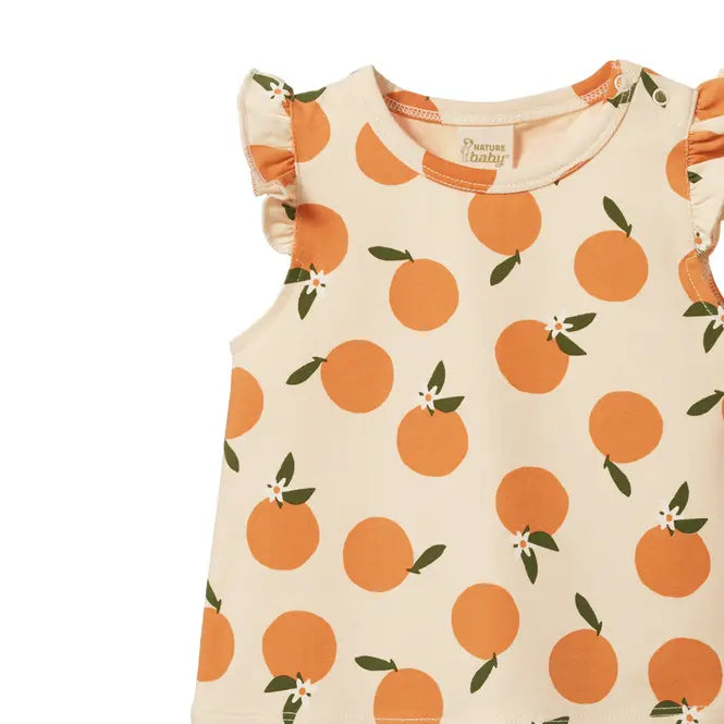 Fleur Tee - Grande Orange