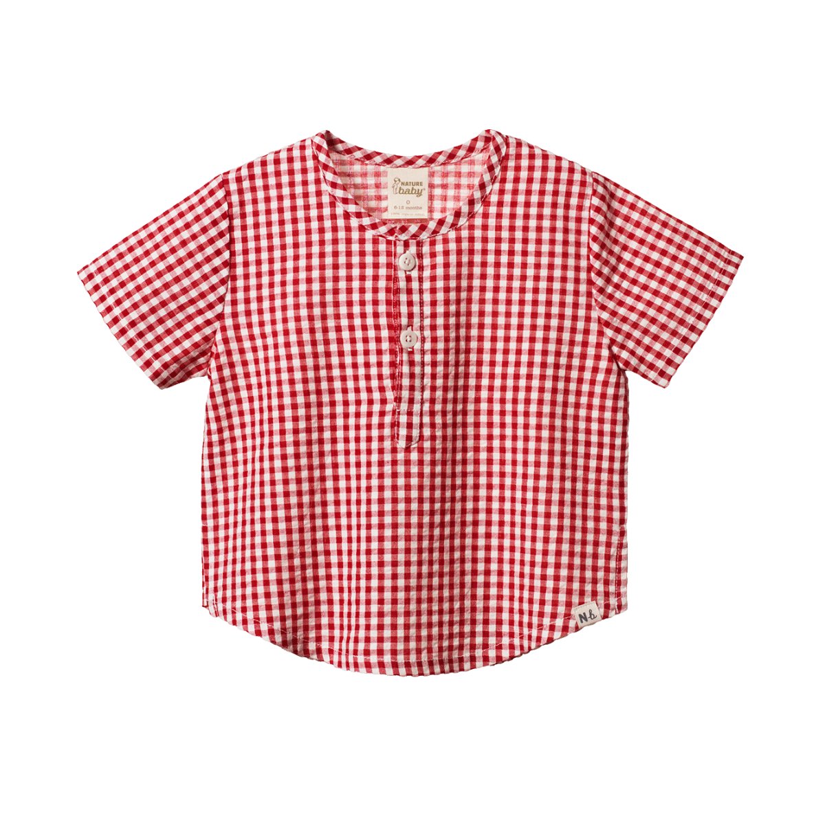 Caravan Shirt Gingha - Red Check