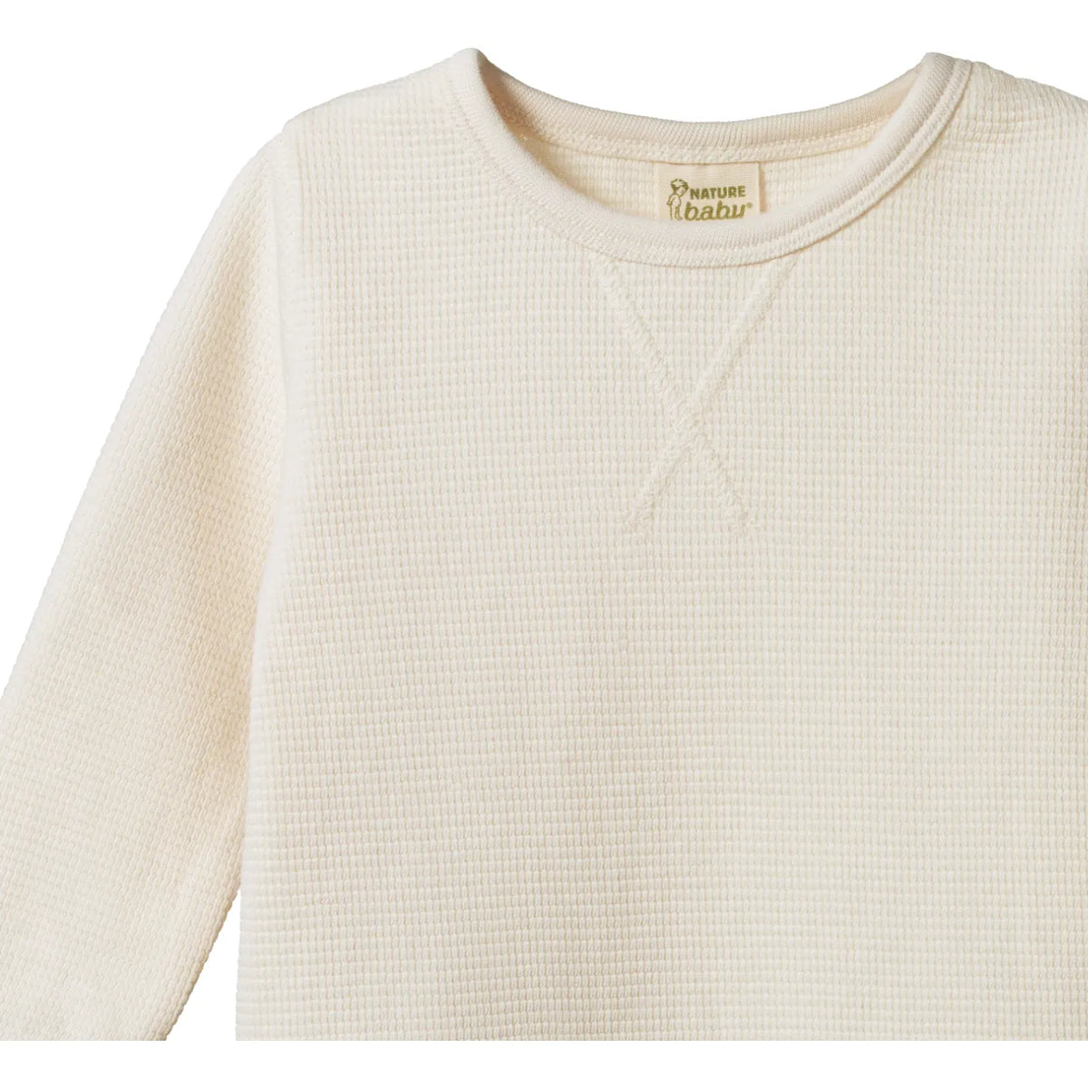 Waffle Tee - Natural