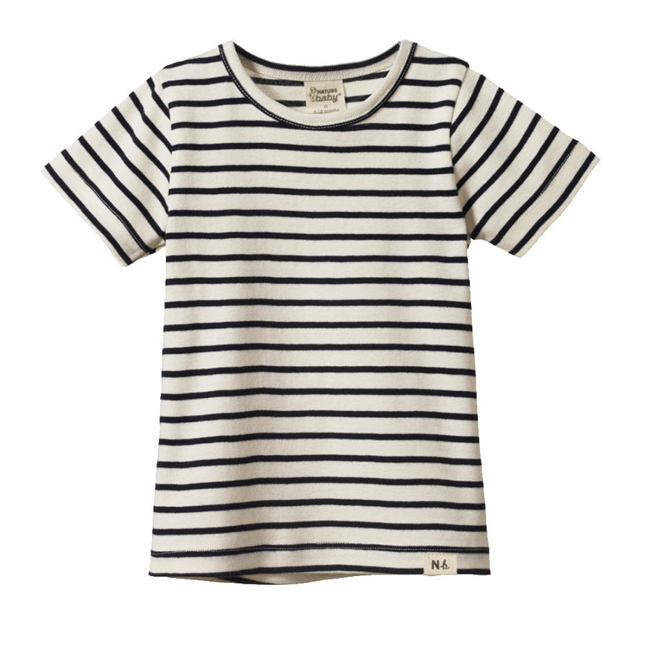 River Tee - Navy Sailor Stripe