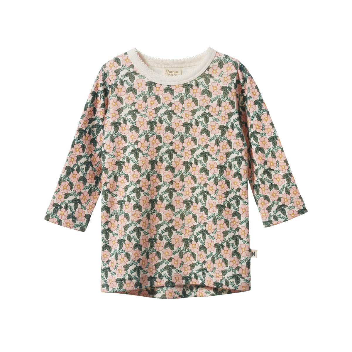 Long Sleeve Cloud Tee - Garland Print