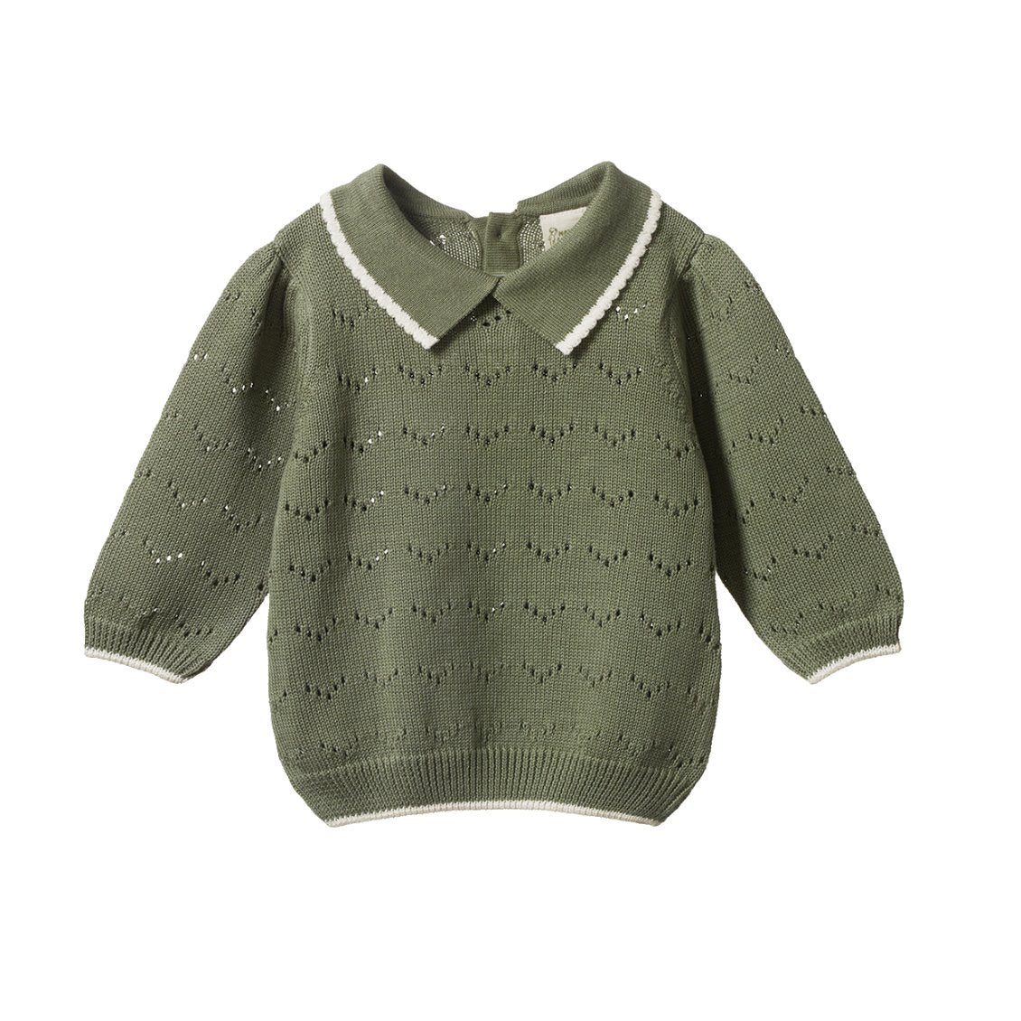 Long Sleeve Maeve Polo - Hedge Green