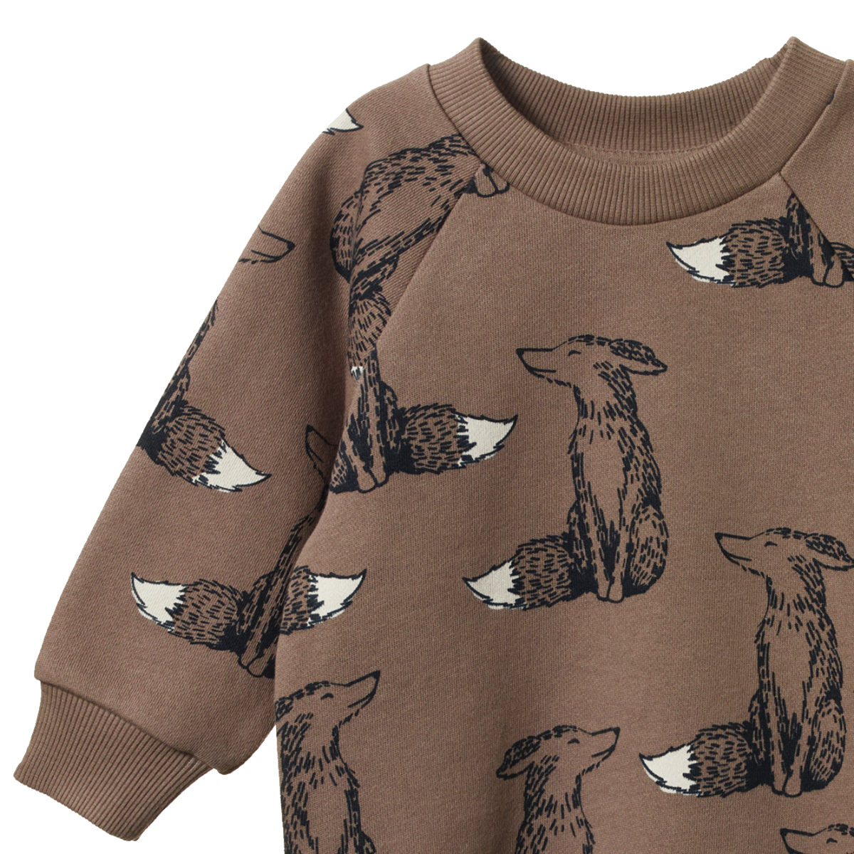Emerson Sweater - Fox Cub Print