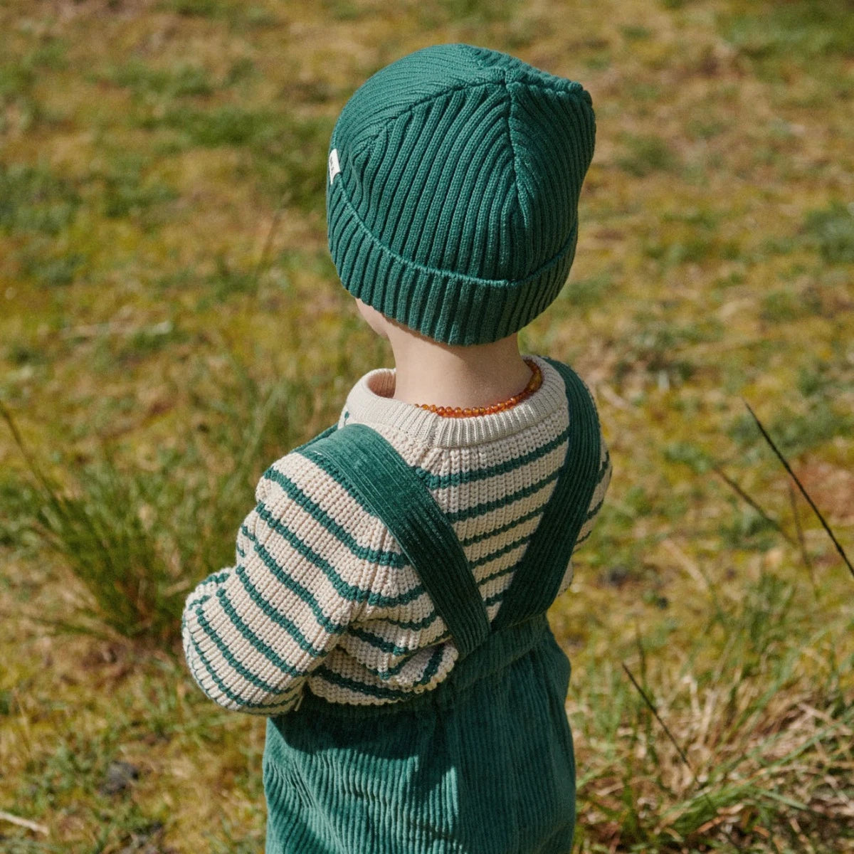 Billy Jumper - Pine Sailor Stripe