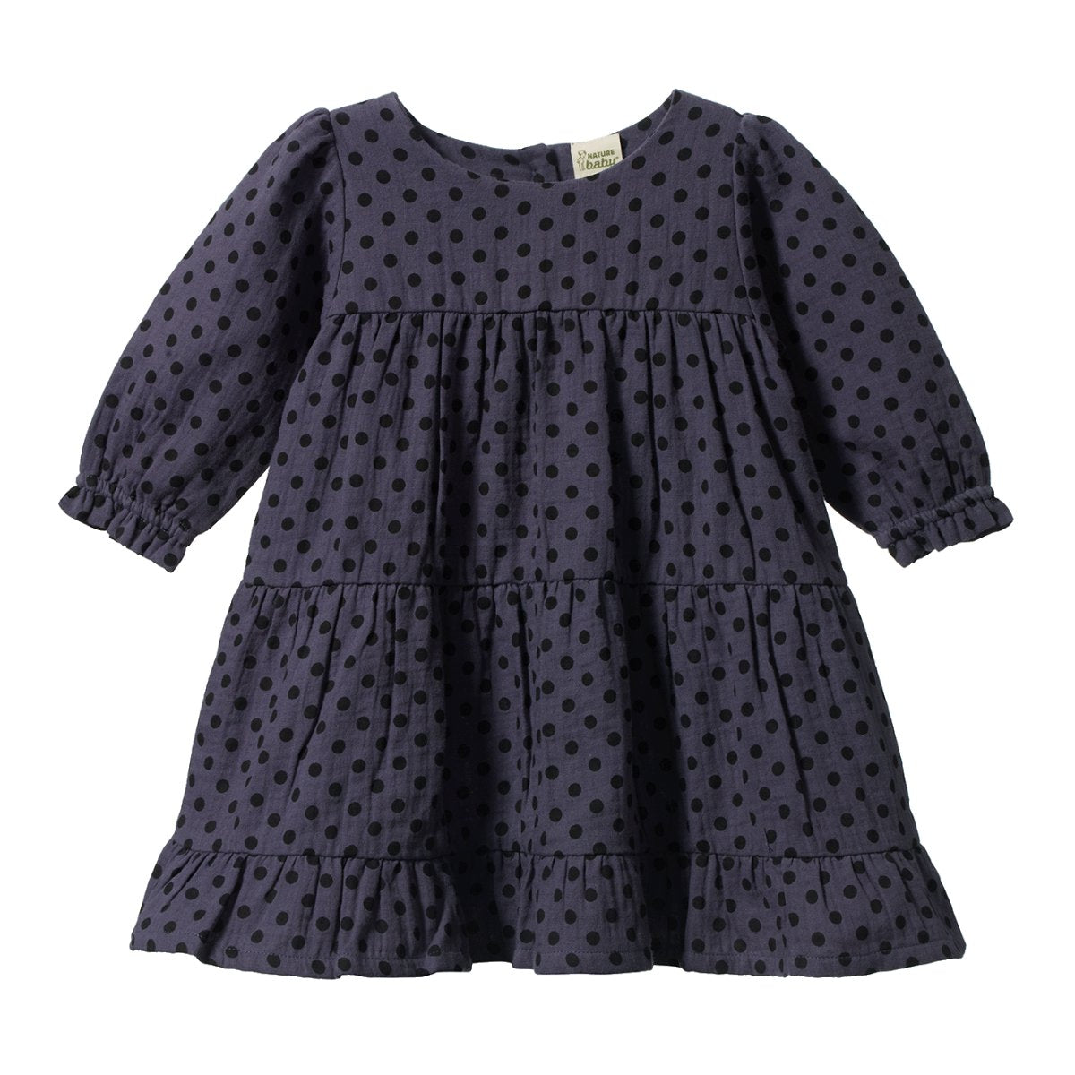 Elliot Dress - Violet Polka Dot Print
