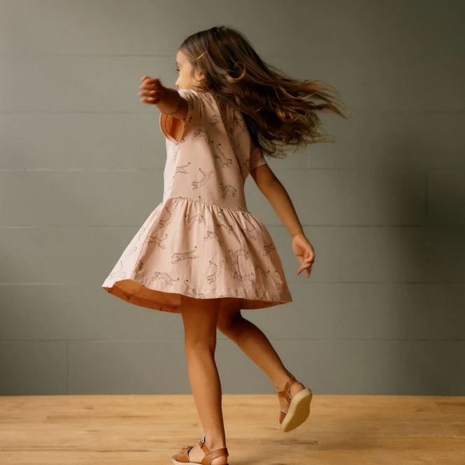 Twirl Dress - Leaping Tigers