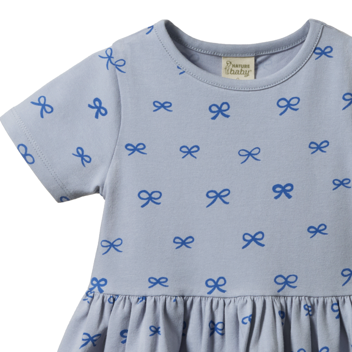 Saturday Dress - Ribbons Zen Blue