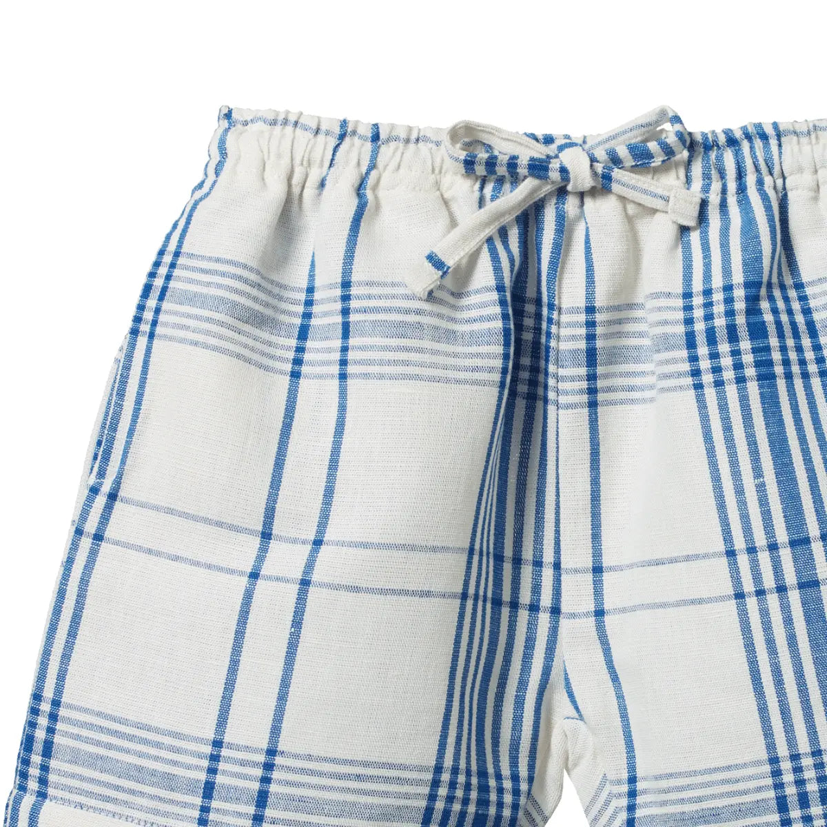 Linen Rafferty Shorts - Clyde Check