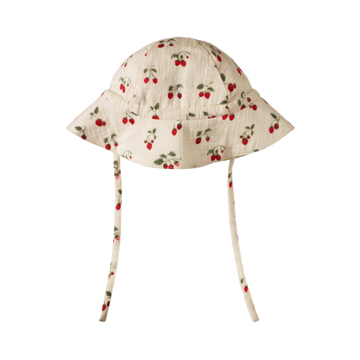 Crinkle Muslin Sunhat - Strawberry Blush