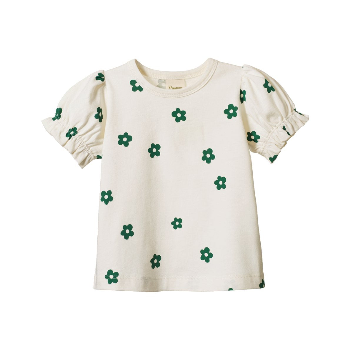 Bubbles Tee - Flora Natural Print