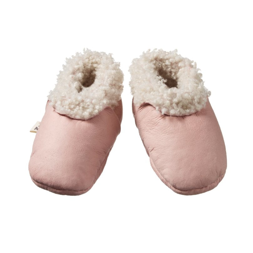 Lambskin Booties - Rose Bud