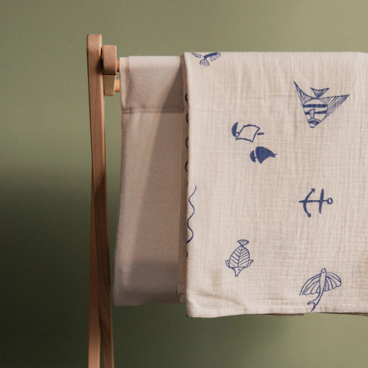 Muslin Wrap - Atlantic